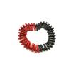 NORAZE Brass/Aluminum Alloy Nipples 14G Black/Red Double Square High Strength 14.4mm 16mm 18mm MTB Road Bike Spoke Parts (Size : Red Brass18mm 100pcs) view 2