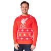 Liverpool F.C. Christmas Sweater Men Teenagers Crew Neck Long Sleeve Festive Knit Sweater M-3XL Mens Gifts (Red, M) view 1