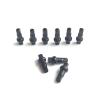 NORAZE Bicycle Nipples 14G 14.4mm 16mm 18mm Aluminum Alloy Or Brass Black Red Silver for Mountain Or Road Bike Wheel Spokes (Size : Red 16mm 64pcs Alloy) view 3