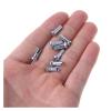 NORAZE 50 Pcs Bicycle Spoke Cap 14G 12mm Steel Metal Cover Bike Parts Fixed Gear Folding Bikes Universal view 4