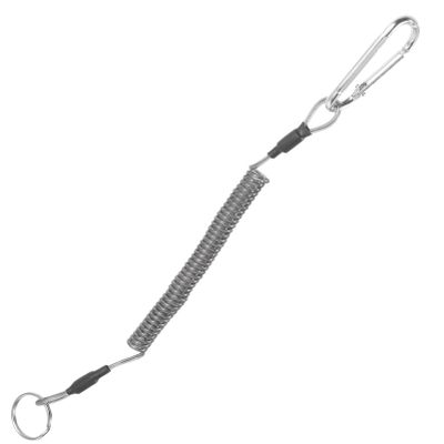 BESPORTBLE Fishing Lanyard with High Elasticity Coiled Design Retractable Safety Tether for Tools Pliers and Outdoor Activities for Kayaking and