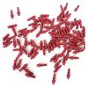 NORAZE Aluminum Alloy Bike Nipples 14.4mm 16mm 18mm 14G 2.0 Spokes 3.2mm Double Square Head Black Red Bicycle Parts (Color : Red, Size : 100PCS_18MM) view 4