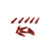 NORAZE Bicycle Nipples 14G 14.4mm 16mm 18mm Aluminum Alloy Or Brass Black Red Silver for Mountain Or Road Bike Wheel Spokes (Size : BLK18mm 100pcs Brass) view 4