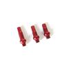 NORAZE Aluminum Alloy Bike Nipples 14.4mm 16mm 18mm 14G 2.0 Spokes 3.2mm Double Square Head Black Red Bicycle Parts (Color : Black, Size : 50PCS_16MM) view 4