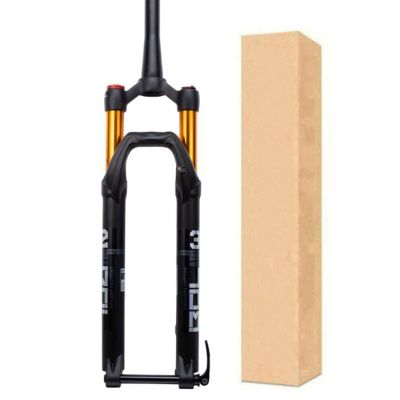 ZECHAO Mountain Bike Suspension Fork,120mm Travel Bike Shock Absorber Forks 1-1/2" Magnesium Alloy Air Fork Disc Brake 15 * 100mm Axle Outdoor (Color : Manual Lock, Size : 29inch)