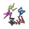 NORAZE Spoke Nipple Aluminum Alloy 14G 2.0 14mm Black Red Blue Purple Green Pink Ultralight Nipples (Color : Bule, Size : 72PCS_14MM) view 1