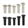 NORAZE 50PCS Brass Spoke Nipple 14G 13G 12G Mountain Road Bicycles Wheel E-Bike Scooter Bike Spoke Cap Brass Bike Part Coated (Size : 14G Silver 16mm) view 2