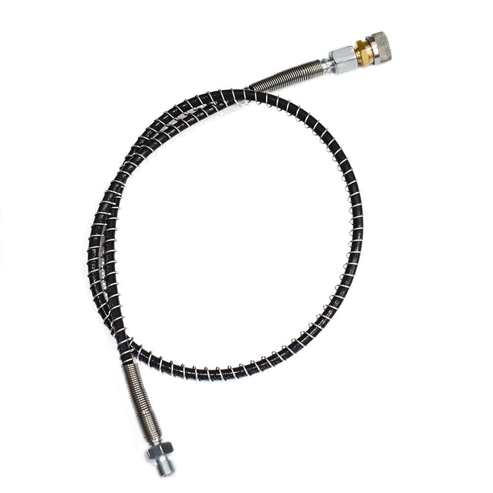 TUXING 4500psi Paintball Filling Hose,High Pressure Spring Air Fill Stations,Refill Hose,Charging System G1/8