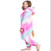 NewPlush Unisex Unicorn Costumes Pyjamas, Adult Women Men Animal Cosplay Onesie (Galaxy Love,Small) view 1