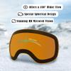 Daytona Helmets "Leading The Way In Quality Headgear SNOW GOGGLE RANGE- LENS ORANGE view 2