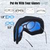 Daytona Helmets "Leading The Way In Quality Headgear SNOW GOGGLE SCOPE- LENS BLUE view 3
