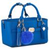 CRS Cross Rink Side Tote. Ice Skating Accessory Bag-Figure Skating, Roller, Inline Skaters, Dance, Cheer.Organizes Guards Water Bottle Phone (Rink Side Tote & Style Set Gift Set, Blue Cobalt) view 1