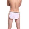 100% Cotton Loincloth Rokushaku Fundoshi Men's Underwear Sexy T-Back Bikini Swimsuit Naked Festival Plain Free Size (Whtie) view 3