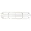 Crownline Boat Vent Grille Cover 35014 | Oval Off White Plastic view 2