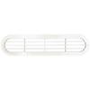 Crownline Boat Vent Grille Cover 35014 | Oval Off White Plastic view 3