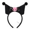 Bioworld Kuromi Soft Plush Fabric Cosplay Headband view 1
