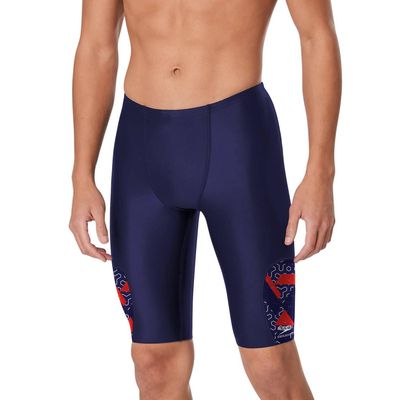 Speedo 8705225298530 Ruse Blocks Jammer Team RED/White/Blue 30