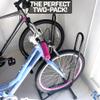 Revere Bike Stand Set of 2  Adjustable Bicycle Parking Rack for 2029 Inch Wheels, Fits Tires up to 2.6, Portable Powder-Coated Steel Bike Storage for Indoor & Outdoor Use view 2