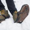 Cascade Mountain Tech Ice Traction Cleats - Ice Traction 360 - Hybrid Spike/Coil - Black - Small/Medium view 3