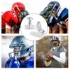 Framendino, Football Helmet Repair Kit R Shape Visor Clips Screws Nuts with Rubber Gaskets for Hockey Baseball Sports view 4