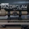 Monstrum Ultralight Razorclaw Dual Ring Scope Mount | Inline Rings | 1 inch Diameter view 2