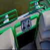 Pontoon Boat 1 1/4" Rail ABS Plastic Textured Drink Holder with 2 Jumbo Stainless Steel Cups view 1