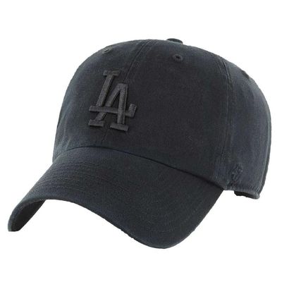 47 Los Angeles Dodgers Black Clean Up W/No Loop Label