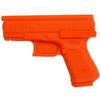 American Safety Props - Non-Functional Solid Polymer Holster Molding Gun Prop - (Prepped) - Blaze Orange - U.S.A. Made - Compatible with Glock 23 Gen 5 view 1