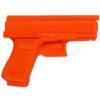 American Safety Props - Non-Functional Solid Polymer Holster Molding Gun Prop - (Prepped) - Blaze Orange - U.S.A. Made - Compatible with Glock 23 Gen 5 view 2