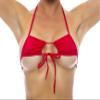 Adjustable Center Tie Top, Red view 3