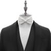 Adam Young Men's Off-White Bow Tie Pre-Tied Style Formal Satin Classic Bowtie for Tuxedo Faux Silk (Large, Off-White) view 4