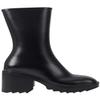 INC Womens Everett Zipper Rain Boots Black 9 Medium (B,M) view 2