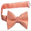 Tuxgear Boys Bow Tie and Adjustable Stretch Suspender Sets, (Orange Paisley with Black, 40" Youth) view 2