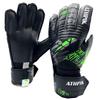Goalie Goalkeeper Gloves with Pro Fingersaves, Strong Grip for The Toughest Saves, Protection to Prevent Injuries, Fit Match Training, Adult, Youth (Black & Green, 6) view 1