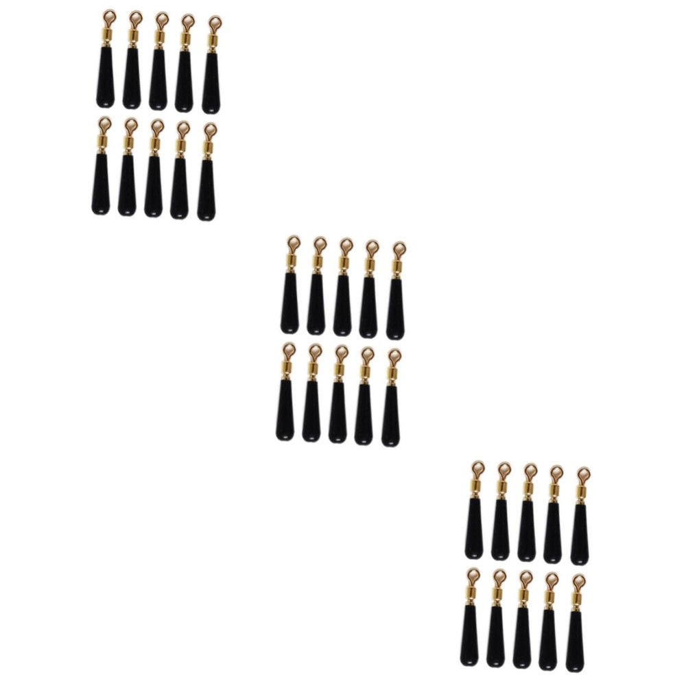 BESPORTBLE 30pcs Fishing Drift Seat Rolling Drift Float Terminal Tackle Bass Lures