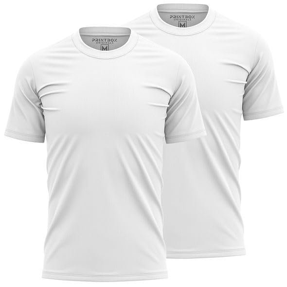 2 Pack Work Shirts for Men, Custom Shirts, Workwear T-Shirts, Crewneck Mens Shirt, Plain or Customized