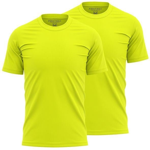 2 Pack Work Shirts for Men, Custom Shirts, Workwear T-Shirts, Crewneck Mens Shirt, Plain or Customized