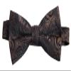 Tuxgear Boys Bow Tie and Adjustable Stretch Suspender Sets, (Chocolate Imperial with Black, 40" Youth) view 2