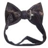 Tuxgear Boys Bow Tie and Adjustable Stretch Suspender Sets, (Chocolate Imperial with Black, 40" Youth) view 3