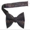 Tuxgear Boys Bow Tie and Adjustable Stretch Suspender Sets, (Chocolate Imperial with Black, 40" Youth) view 4