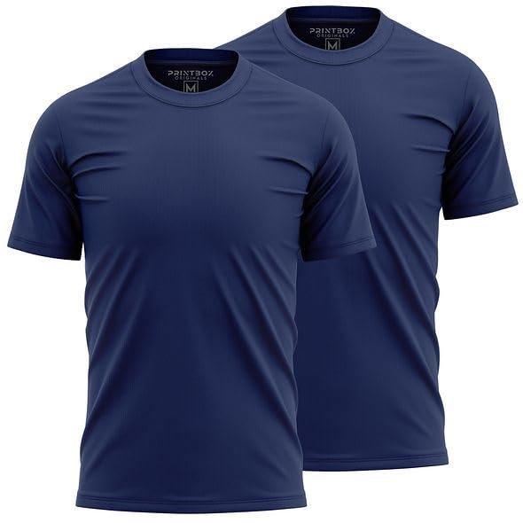 2 Pack Work Shirts for Men, Custom Shirts, Workwear T-Shirts, Crewneck Mens Shirt, Plain or Customized