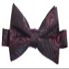 Tuxgear Boys Bow Tie and Adjustable Stretch Suspender Sets, (Burgundy Imperial, 40" Youth) view 2