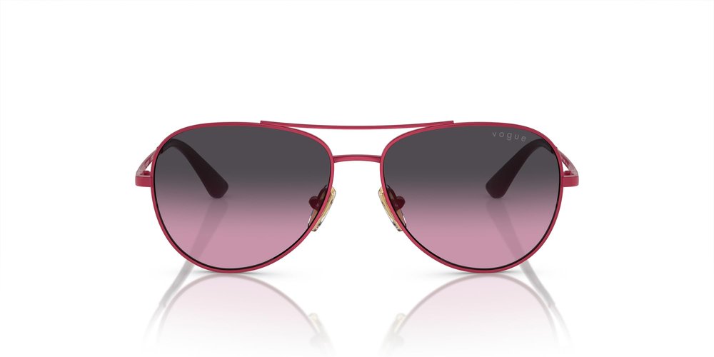 Vogue Eyewear Kids' VJ1001 Sunglasses, Fuchsia/Violet Gradient Grey, 49 mm