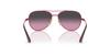 Vogue Eyewear Kids' VJ1001 Sunglasses, Fuchsia/Violet Gradient Grey, 49 mm view 4
