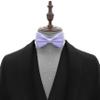 Adam Young Men's Light Purple Bow Tie Pre-Tied Style Formal Satin Classic Bowtie for Tuxedo Faux Silk (Large, Wisteria) view 4
