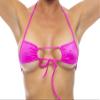 Adjustable Center Tie Top, Fuschia view 1