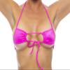 Adjustable Center Tie Top, Fuschia view 3