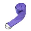 BESPORTBLE 2pcs Yoga Fitness Belt Elastic Stretch Straps for Exercise Polyester Cotton Material Dark Purple Sturdy and Shape Retaining view 1