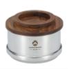 camping moon Mini Steamer 4.7-Inch for Sierra Cup 304 Stainless Steel with Wood Lid S362-MG
