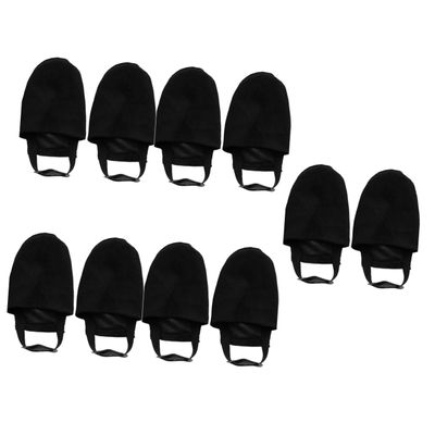 Sosoport 5pairs Bowling Shoe Protector Elastic Bowling Slipping Mat for Men Women Slider Shoe for Enhanced Grip and Performance